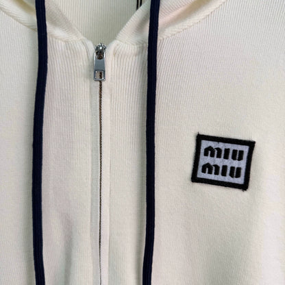 MiuMiu/26 Early Autumn New Hooded Jacket