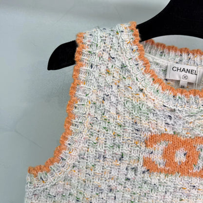 Embroidered Knit Vest
