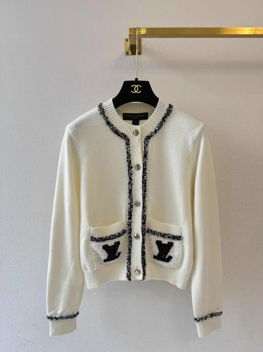 26ss Double Pocket + Sequin Cardigan