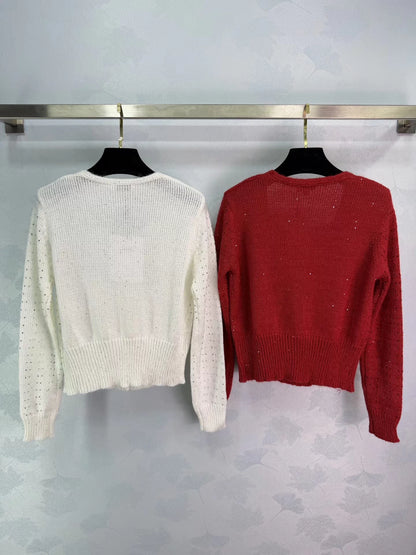 Classic knit cardigan