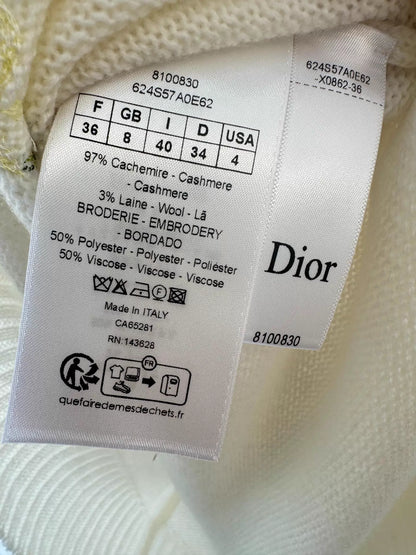 26ss Floral Embroidered Knit Sweater