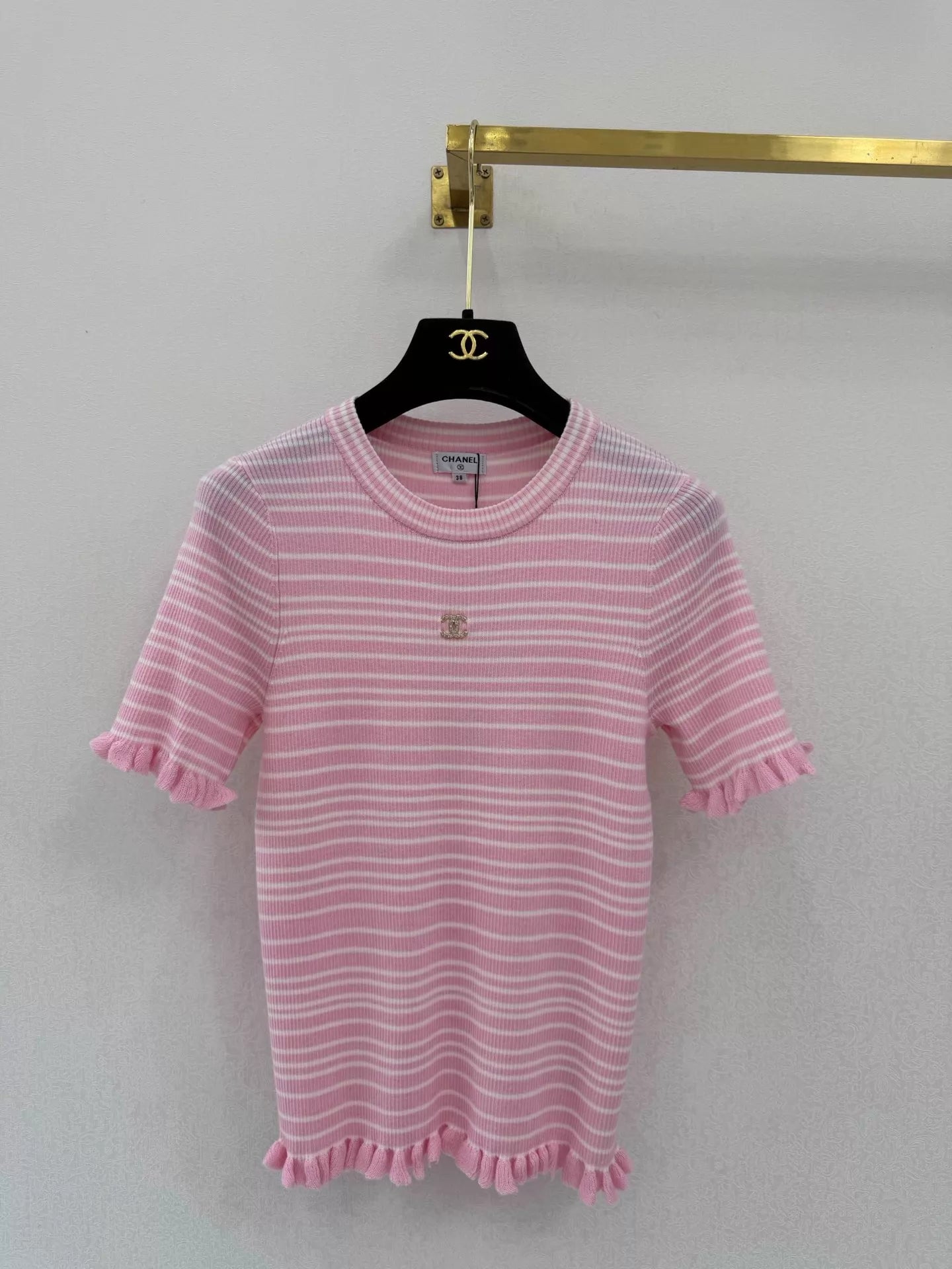 26ss Striped Knit T-Shirt
