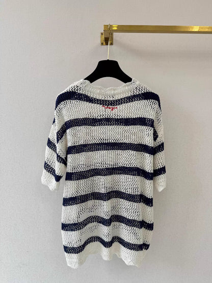 26ss Striped Knit T-shirt
