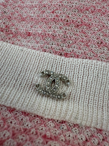 26ss Pink Knit Short-Sleeve T-Shirt