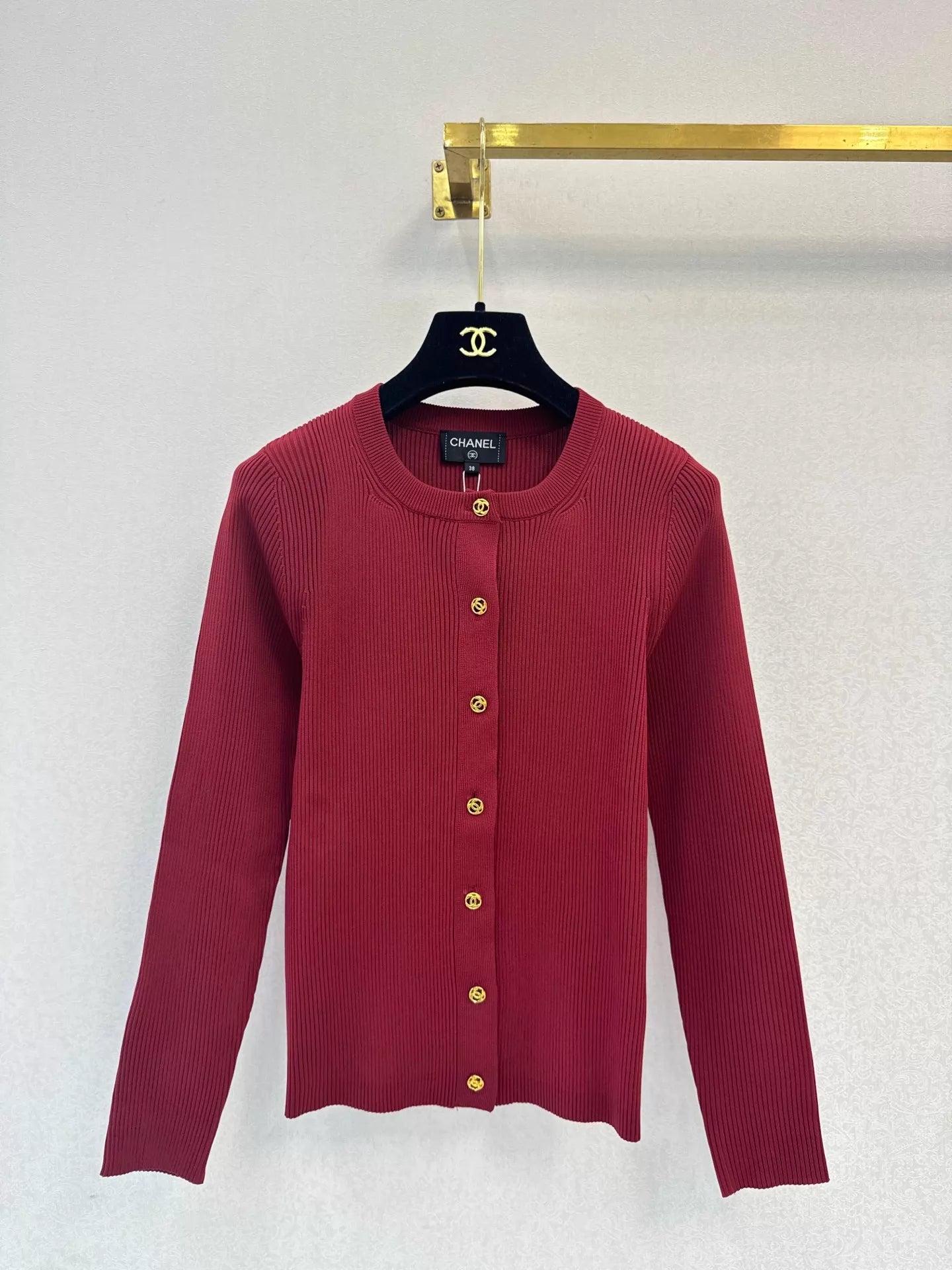 26ss Gold Button Cardigan