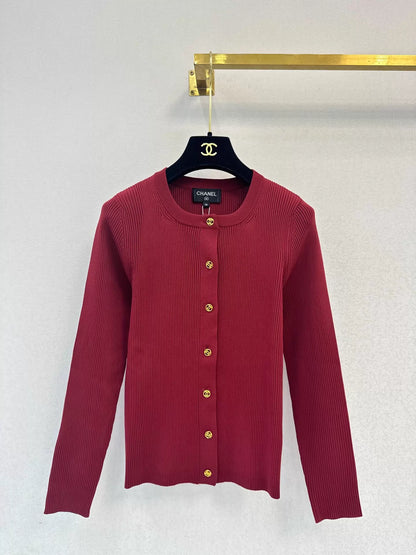 26ss Gold Button Cardigan