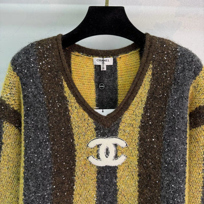 Striped Knit Sweater