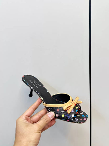 26ss Bow-tie High-Heeled Sandals