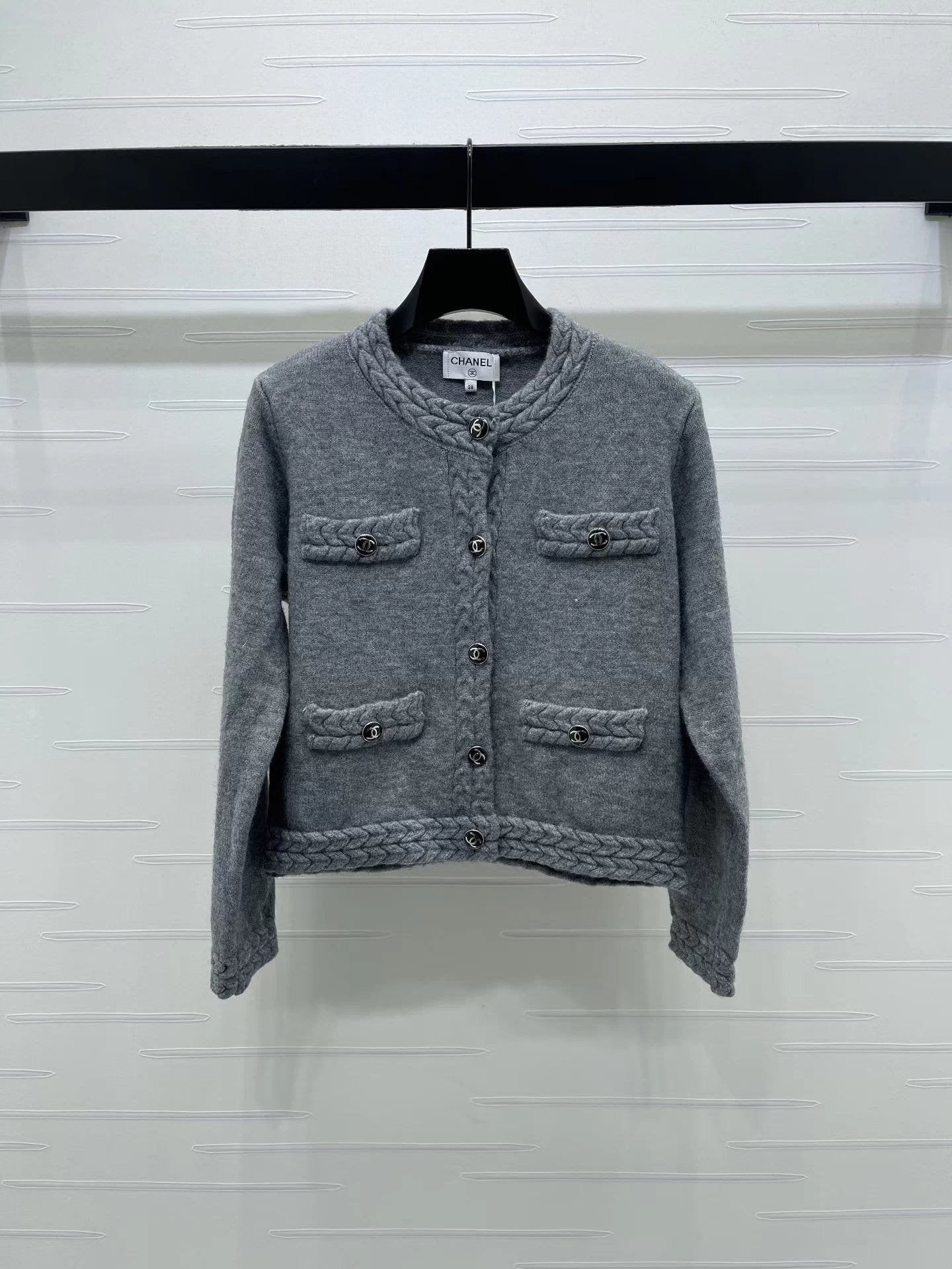 3D Cable Knit Cardigan