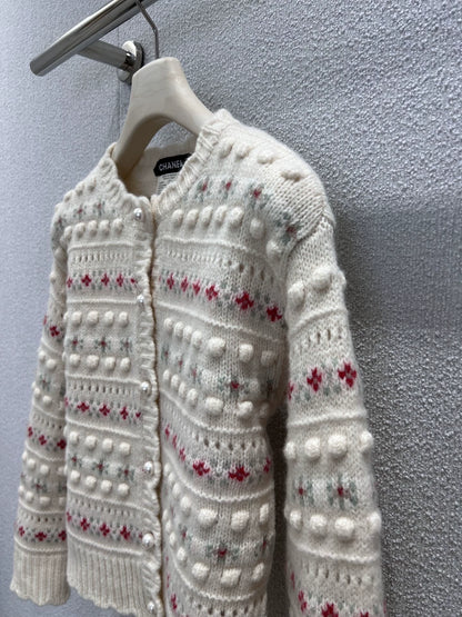 Hand-crocheted cardigan