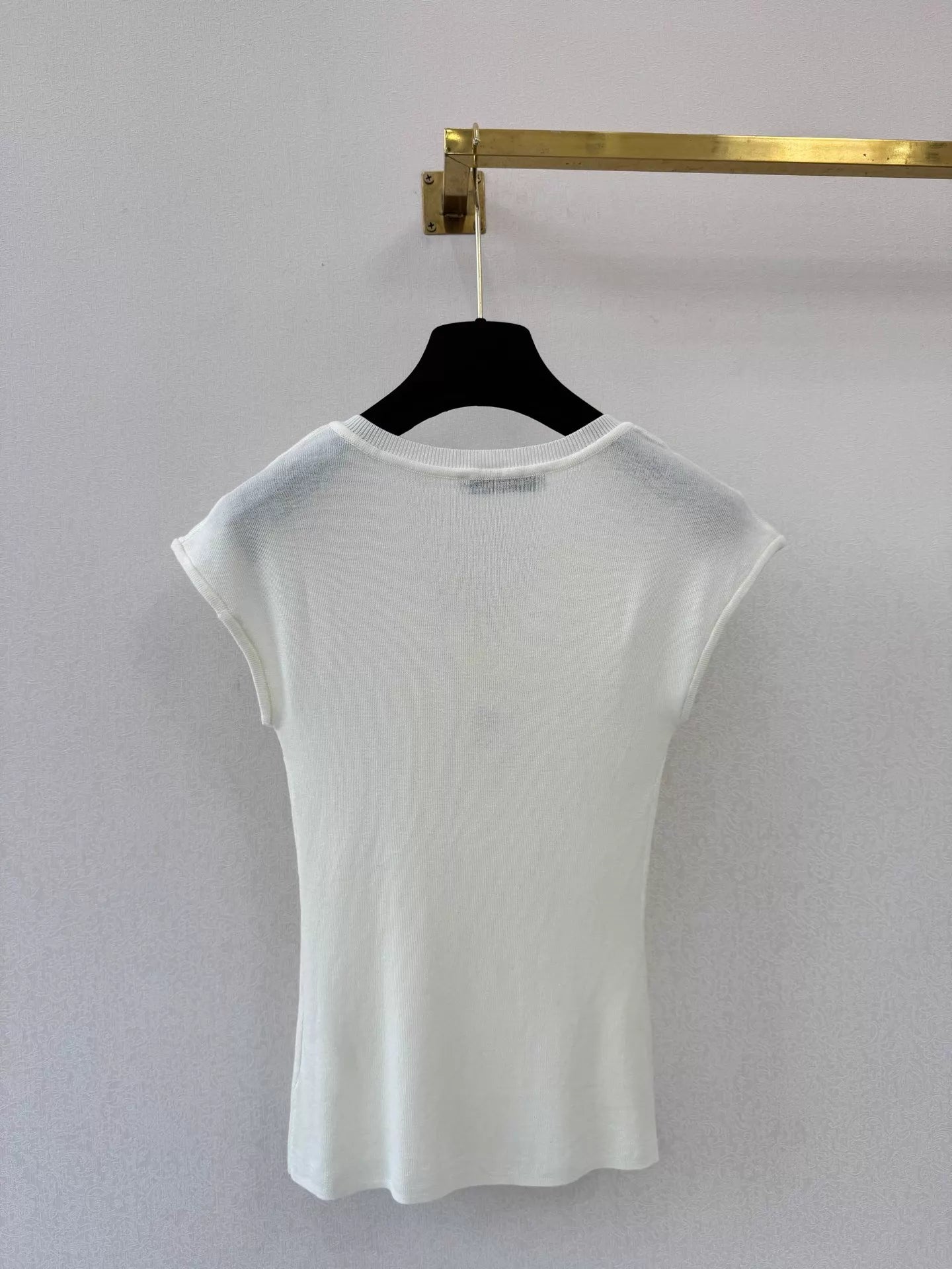 26ss Embroidered Knit T-shirt