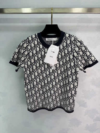 Knitted Short-Sleeve T-Shirt
