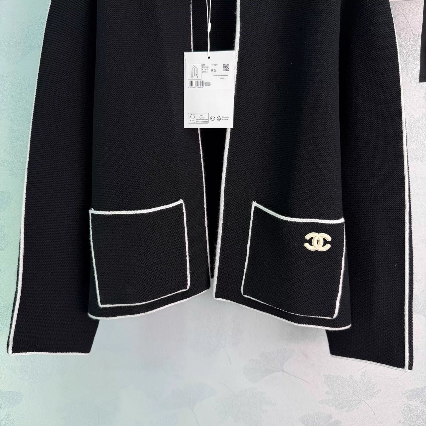 26ss Monogram-Pocket Knitted Cardigan