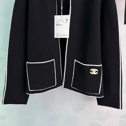 26ss Monogram-Pocket Knitted Cardigan
