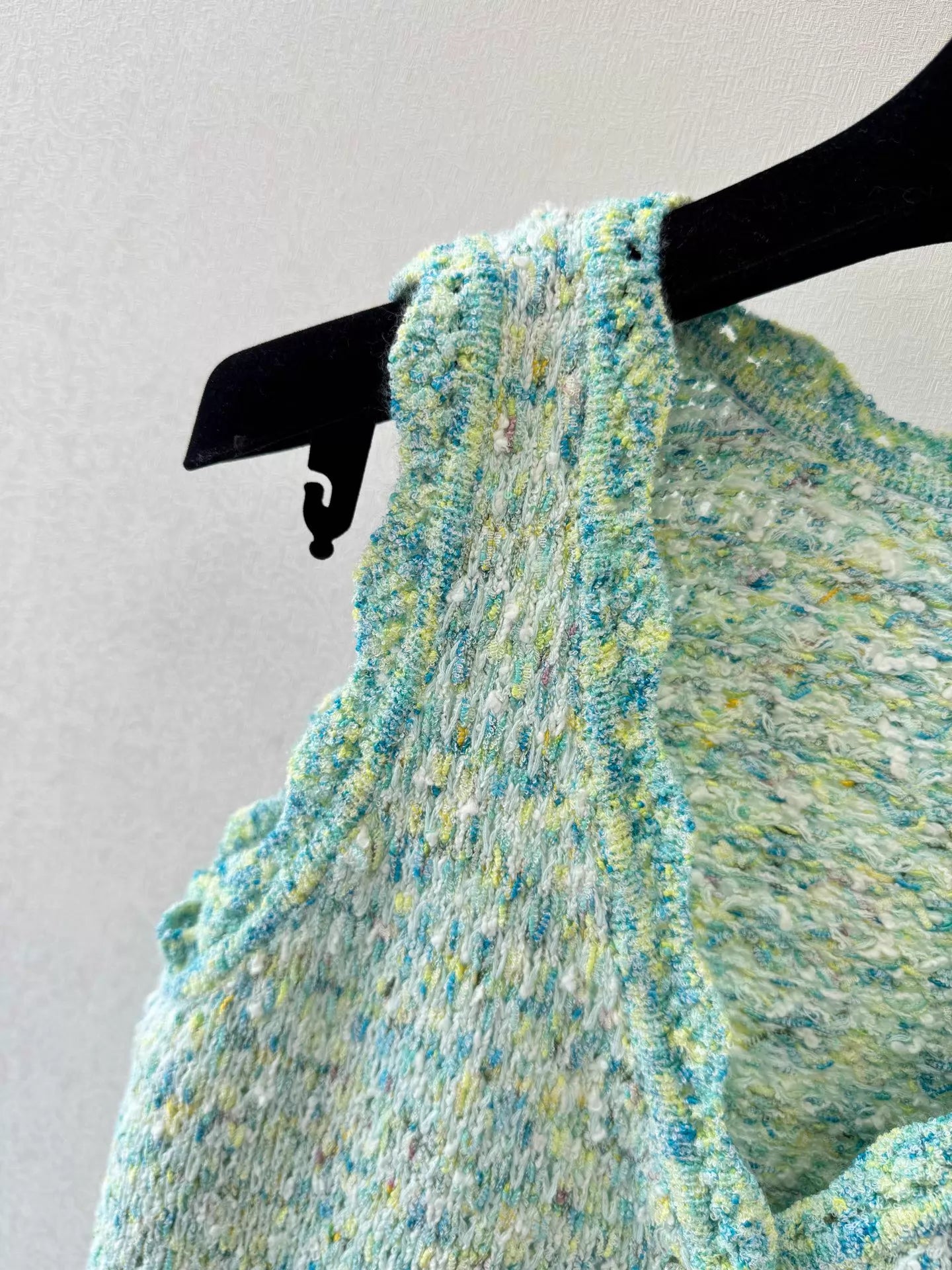 Mohair Blend Knitted Vest