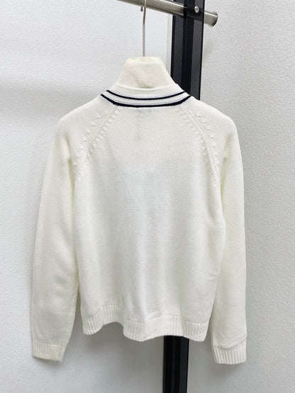 Double C Knitted Cardigan