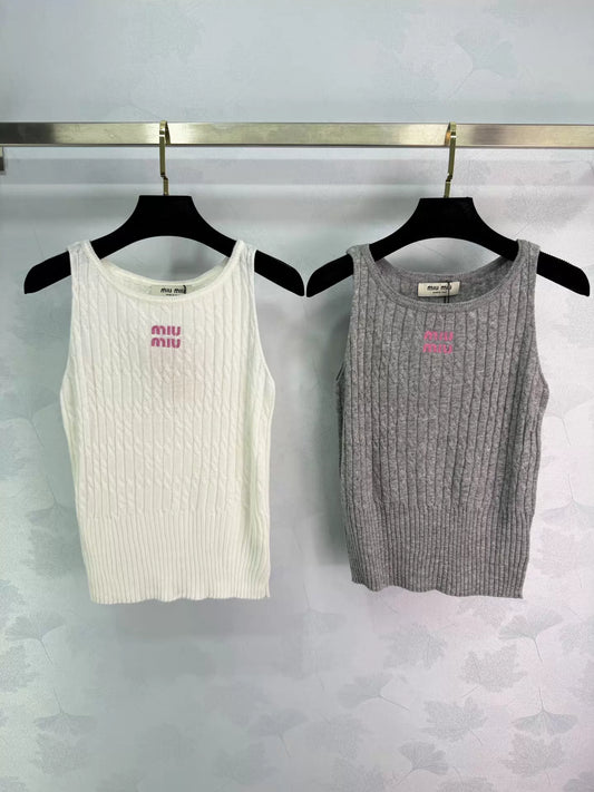 26ss Cable Knit Vest