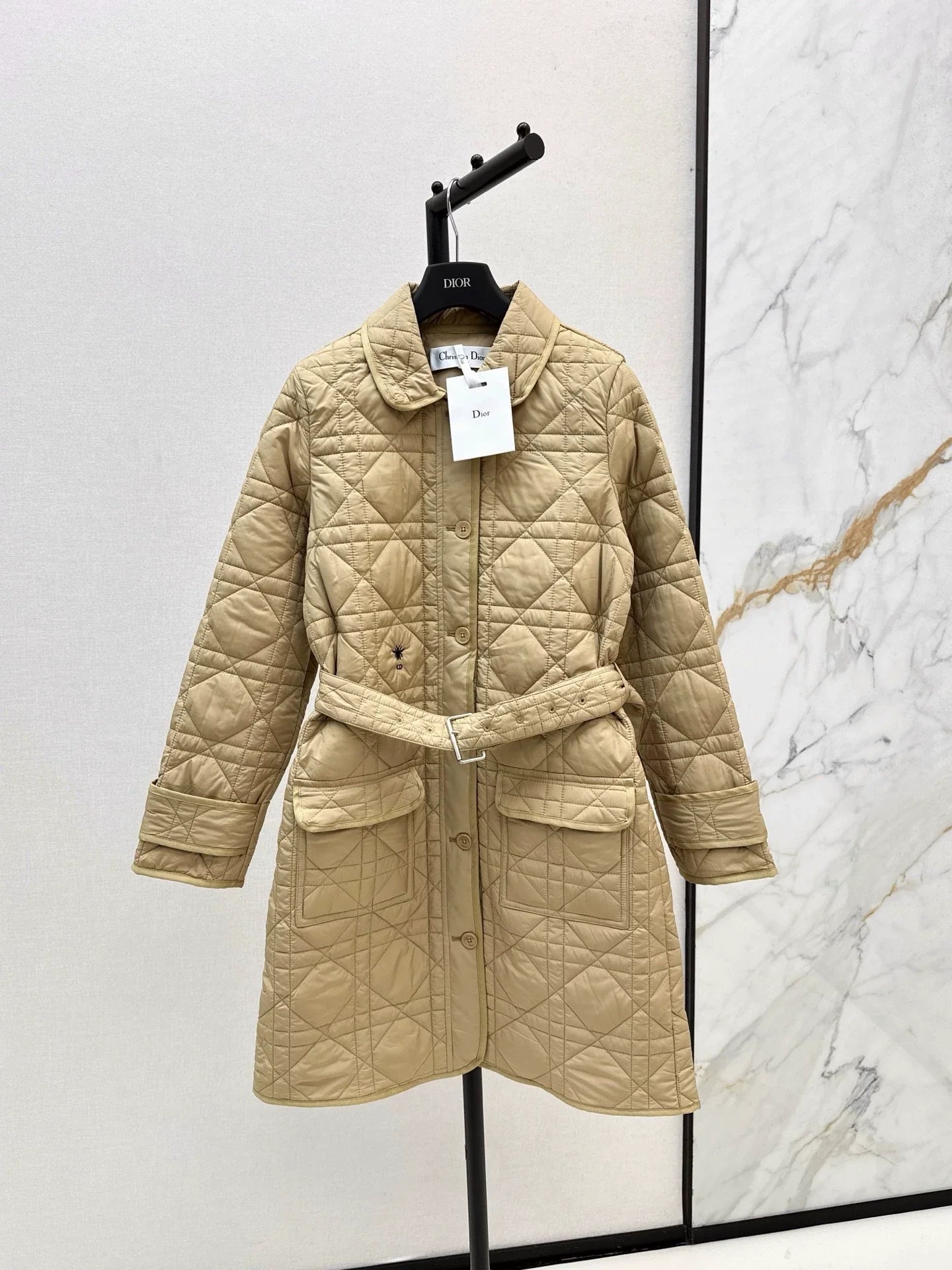 25fw Cotton collar long jacket