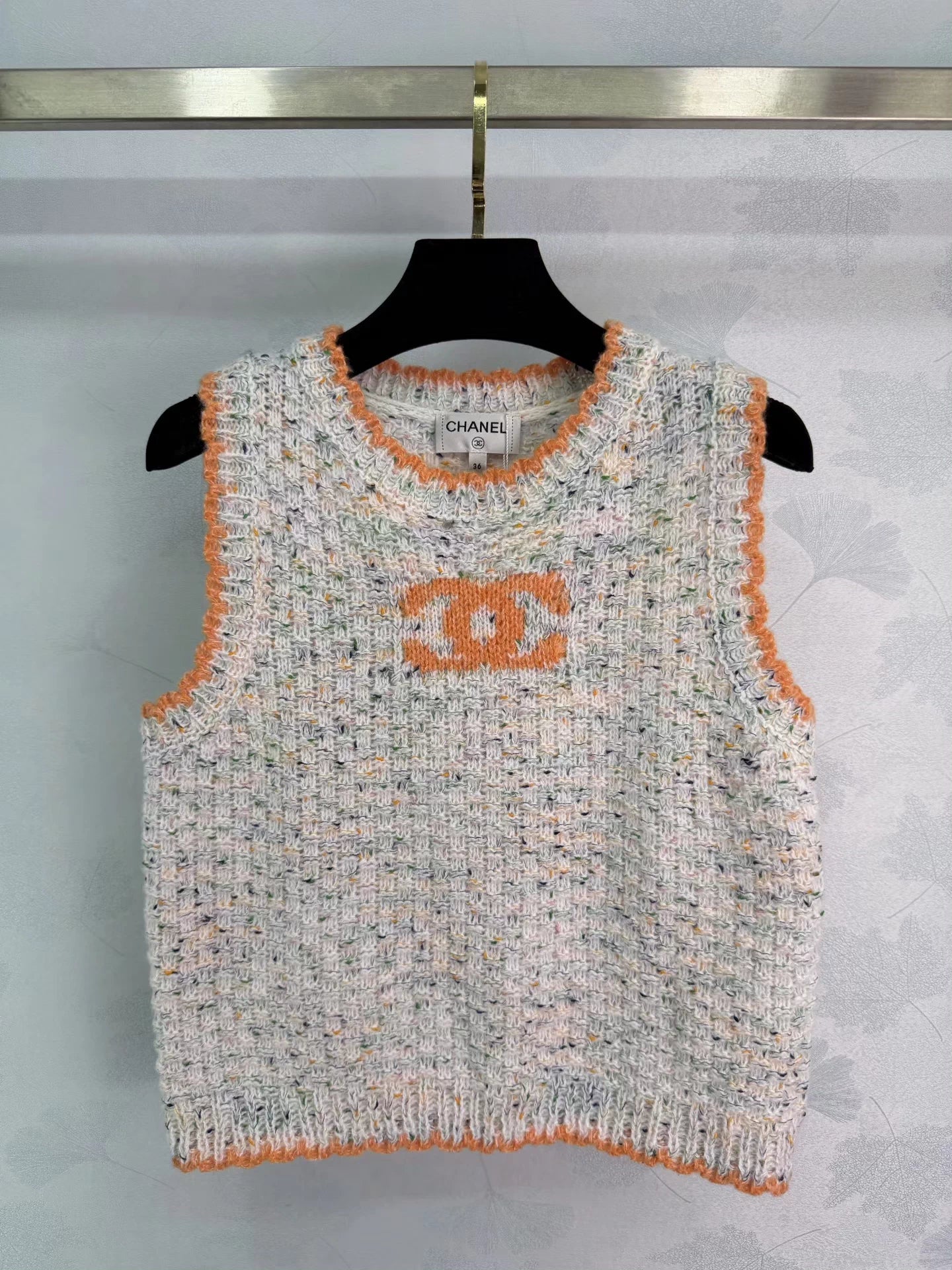 Embroidered Knit Vest