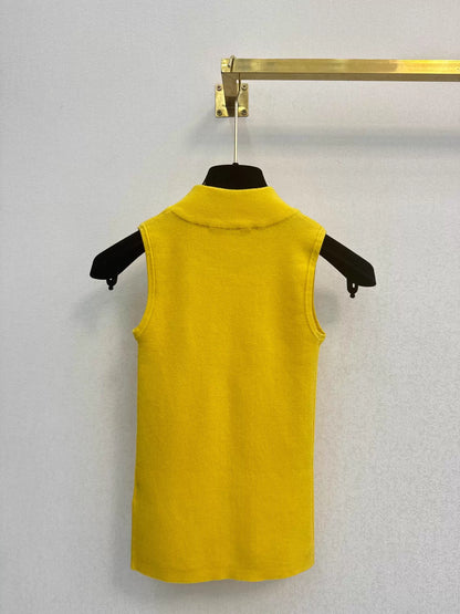 26ss Sleeveless Knitted Vest