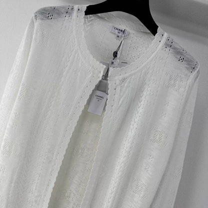 26ss Openwork cardigan