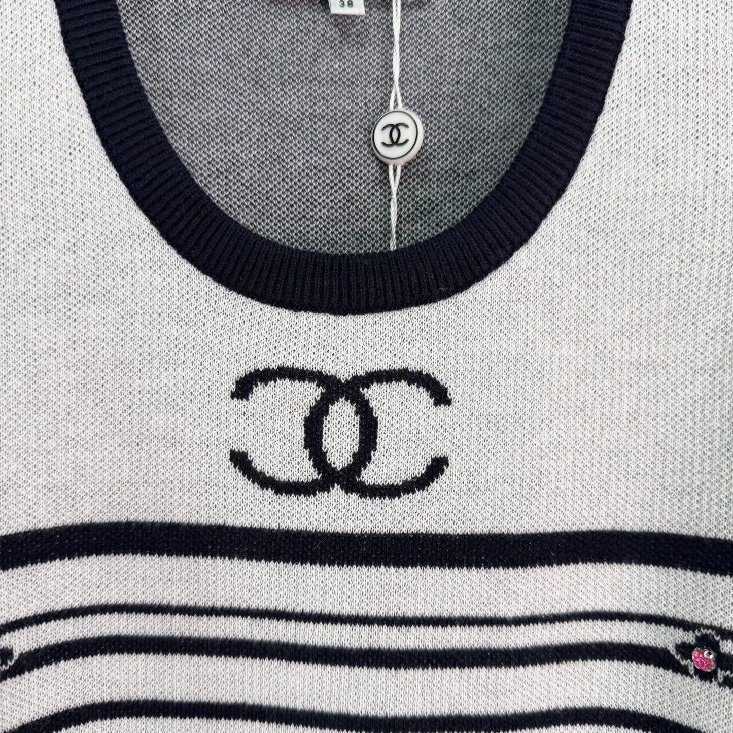 Striped Knit Vest