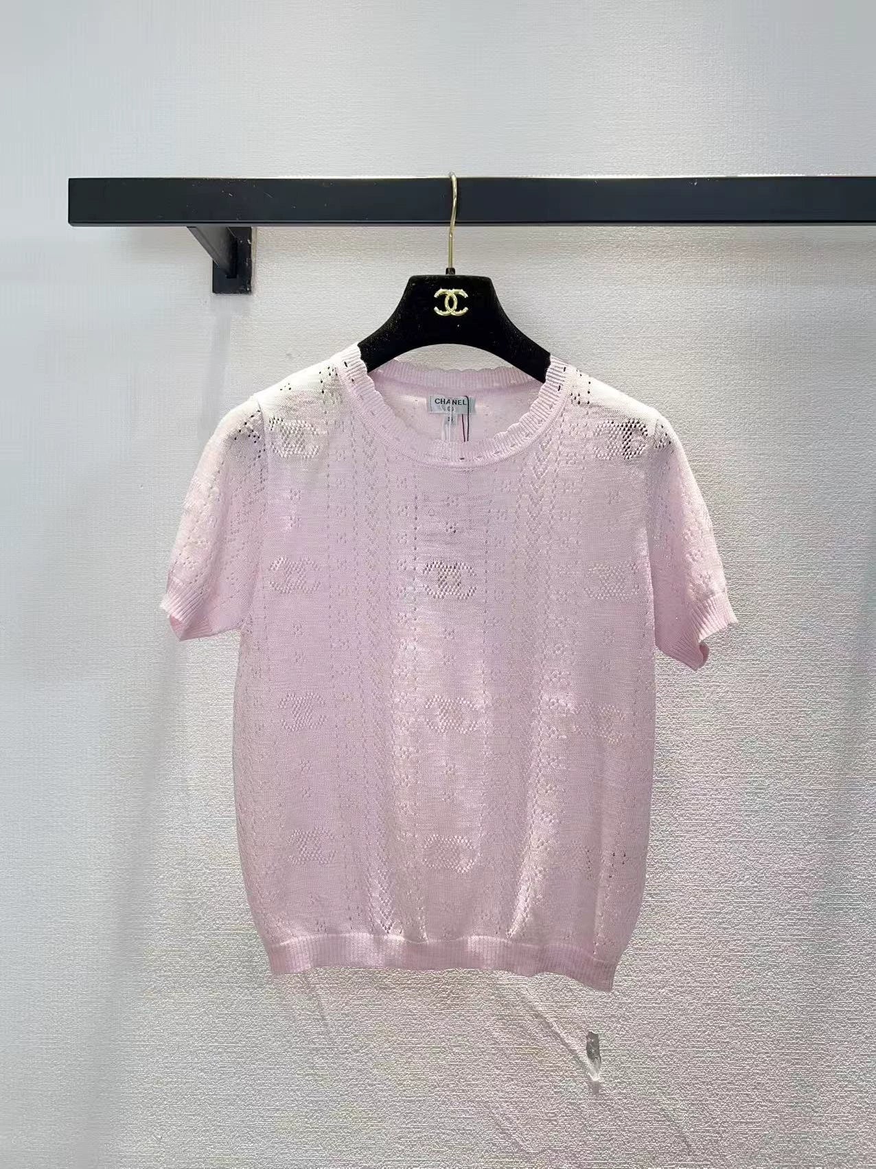 26ss Openwork Knit T-shirt