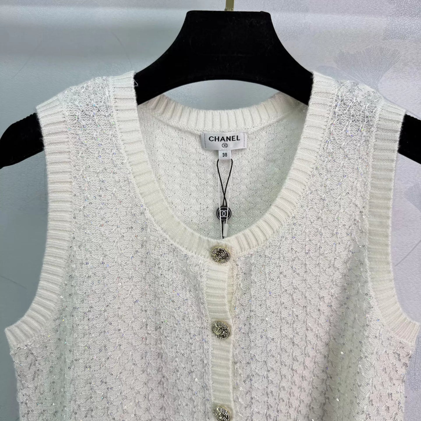 Knitted Sleeveless Vest