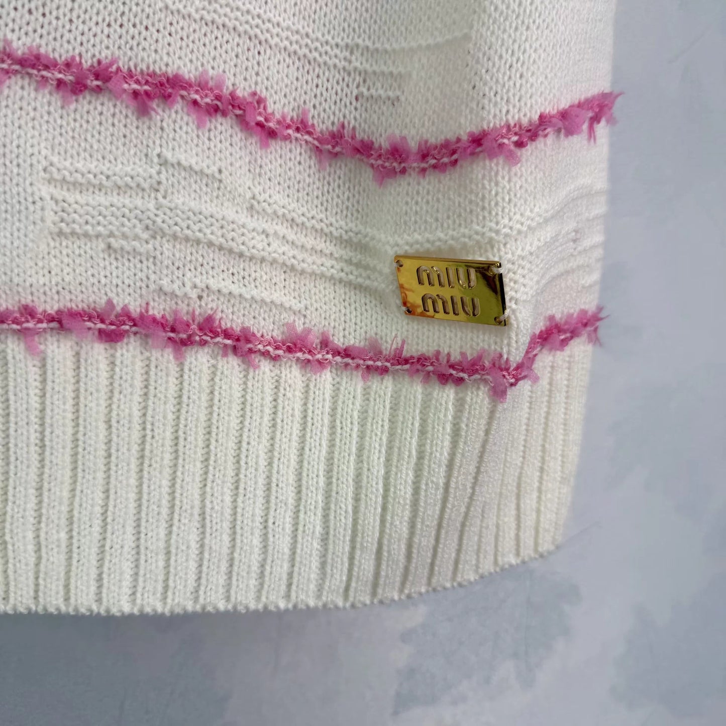 Striped Knit Short-Sleeve T-Shirt