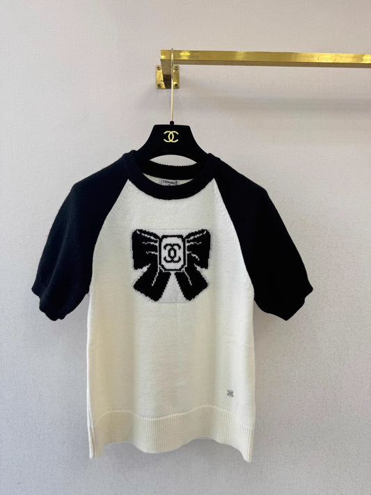 Bow Knit T-shirt