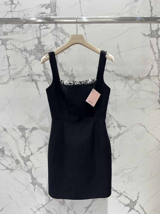 Velvet slip dress