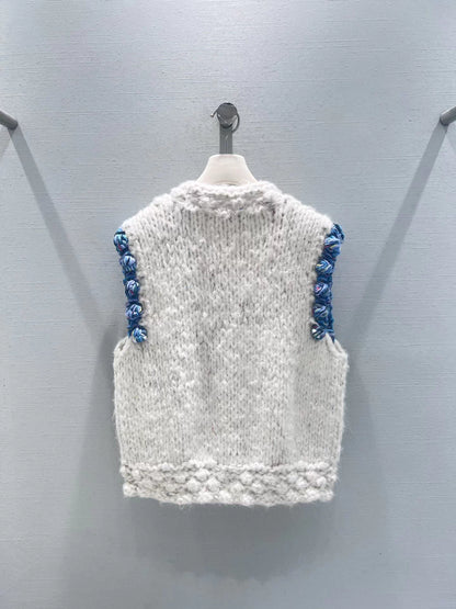 Knitted Sleeveless Vest