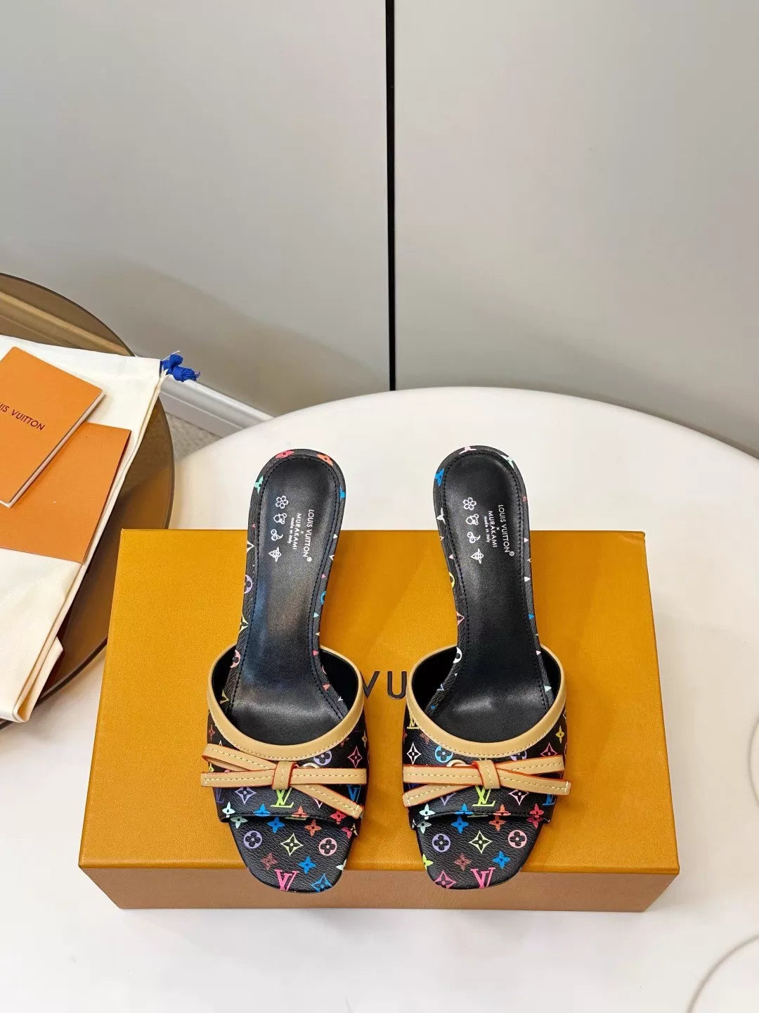 26ss Bow-tie High-Heeled Sandals