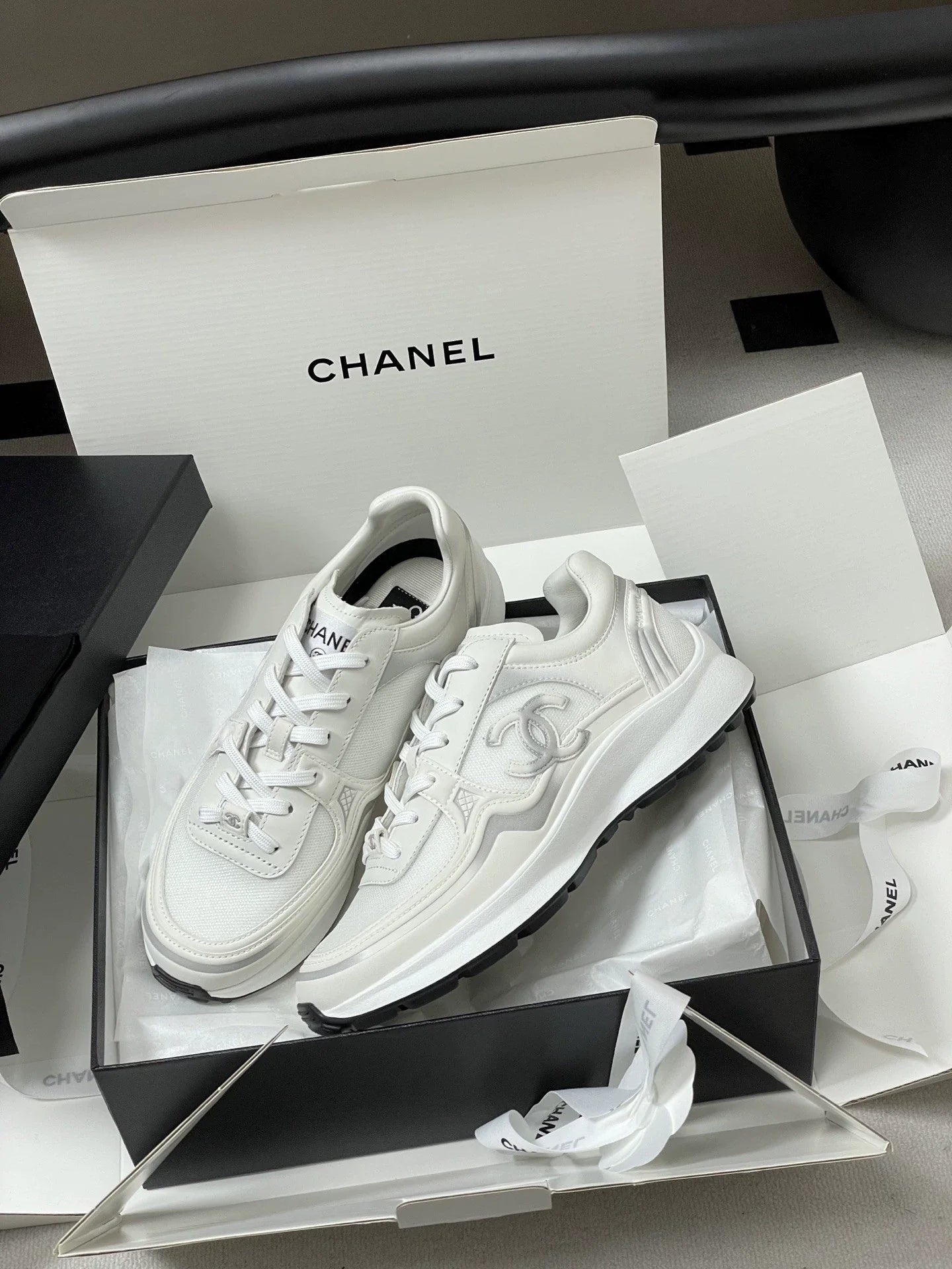 Double C Mesh Sneakers