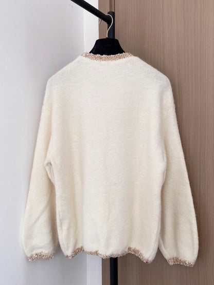 Knitted Long-Sleeve Sweater