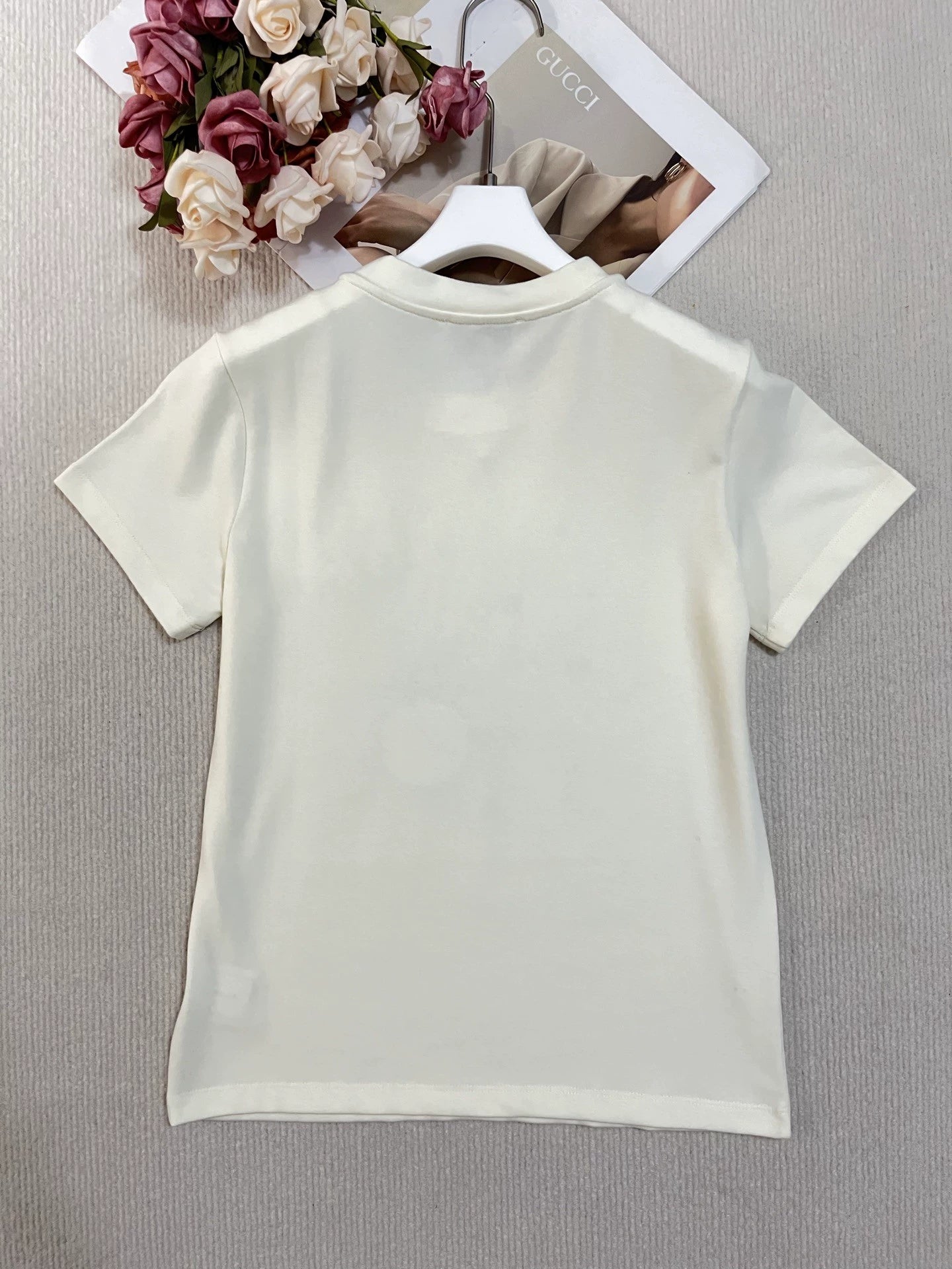 26ss Beaded Print T-shirt