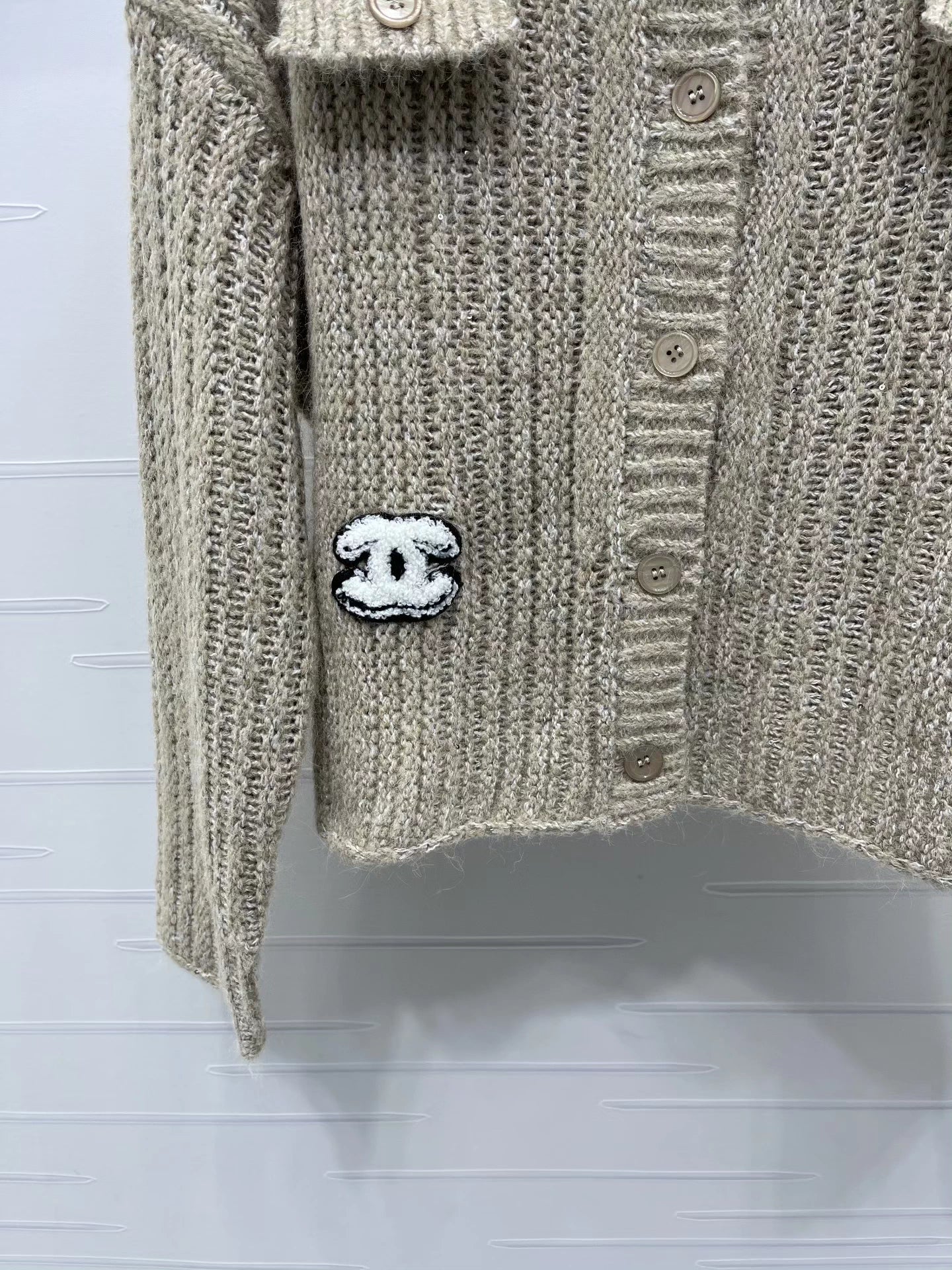 Collared Knit Cardigan
