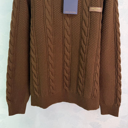 Retro Cable Knit Sweater