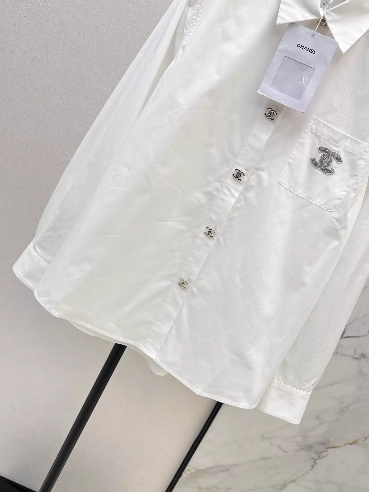 Logo long-sleeved shirt