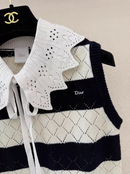 26ss Striped Knit Vest