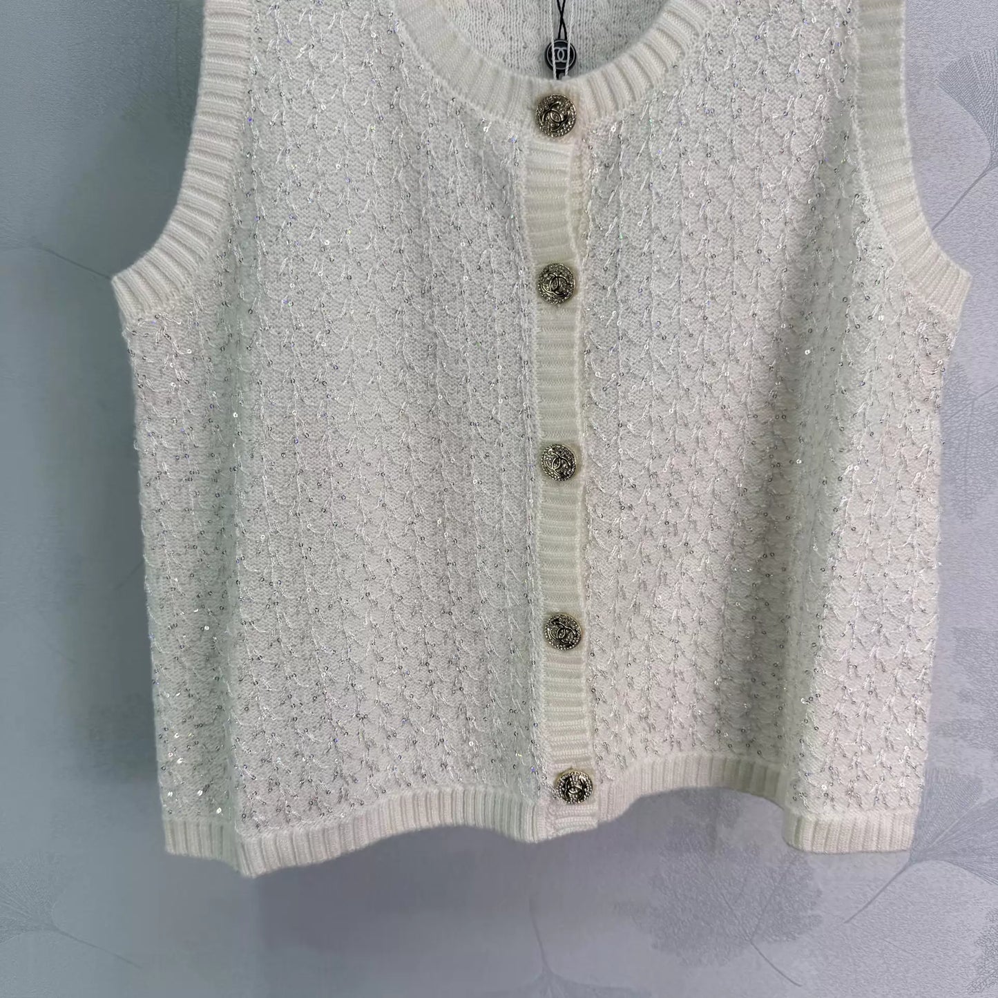 Knitted Sleeveless Vest
