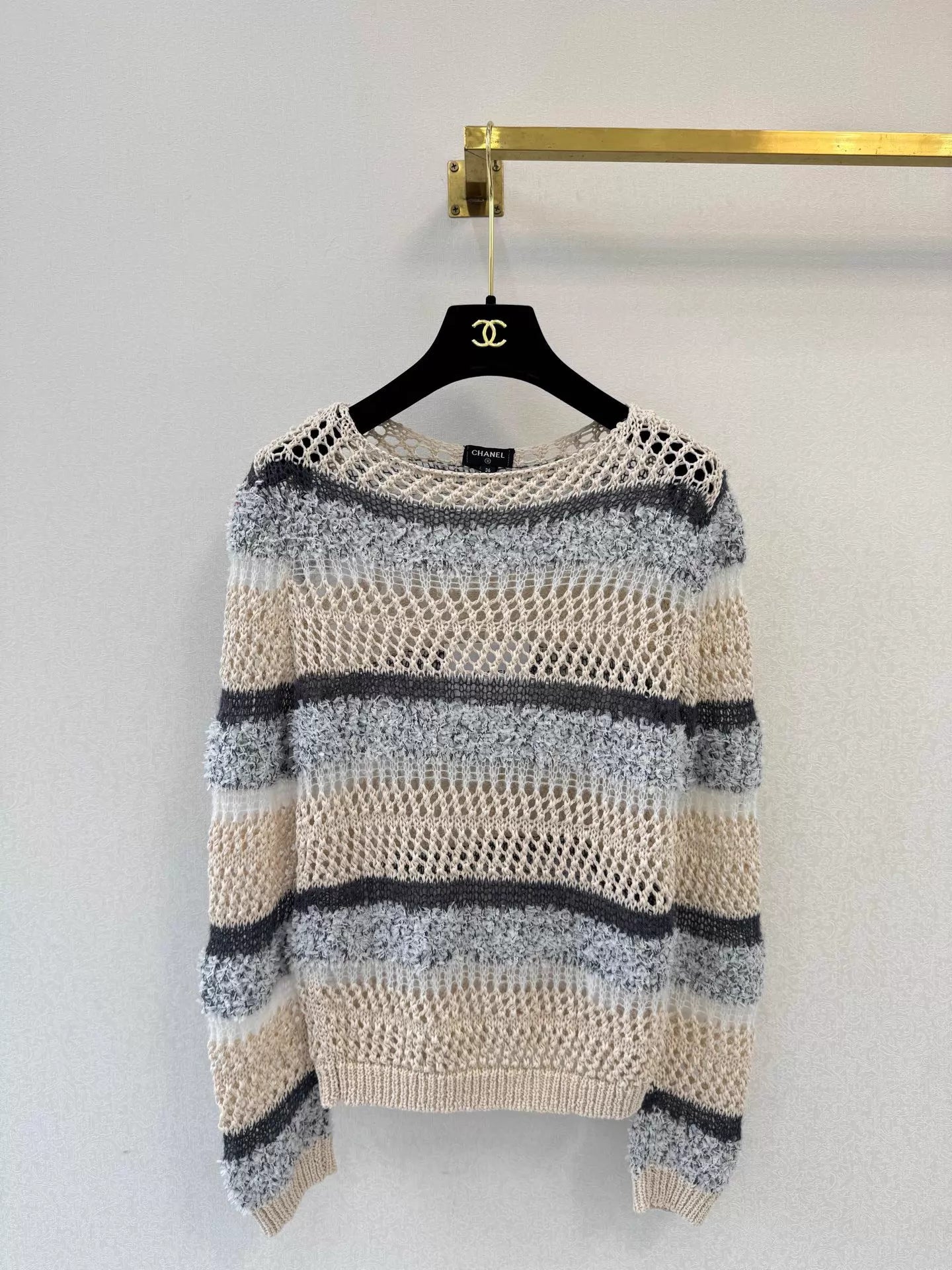 Openwork Knit Sweater