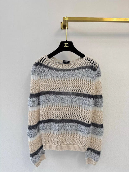 Openwork Knit Sweater