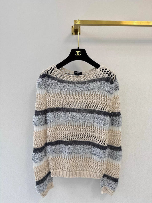Openwork Knit Sweater