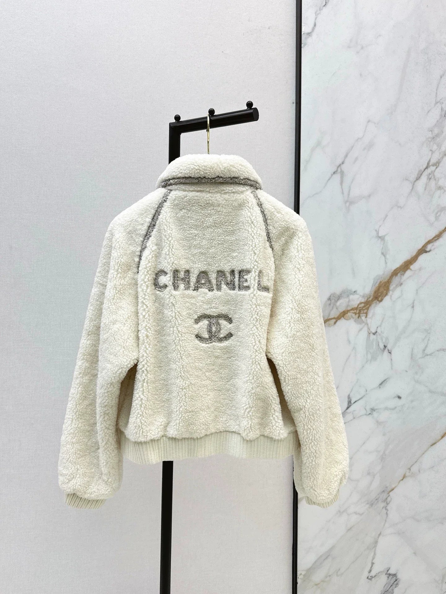 Particle velvet jacket jacket