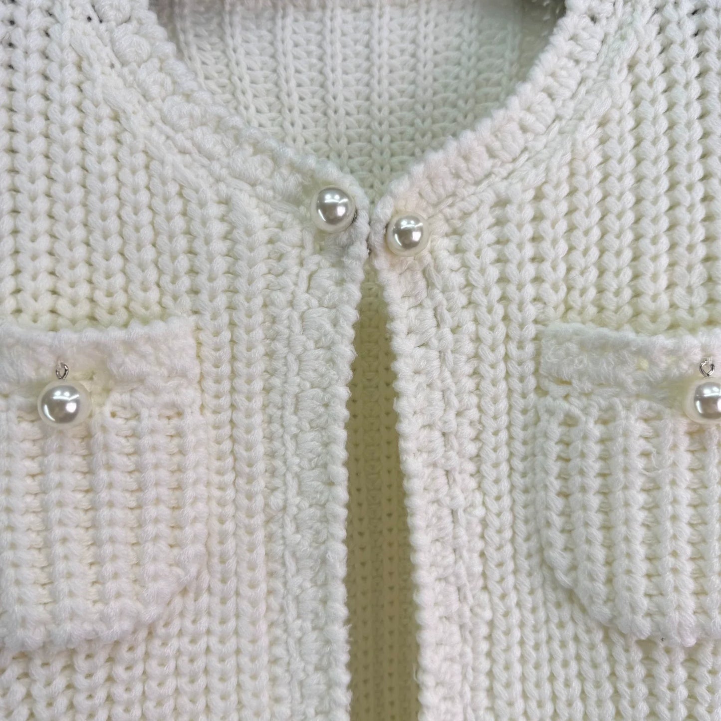 round neck cardigan