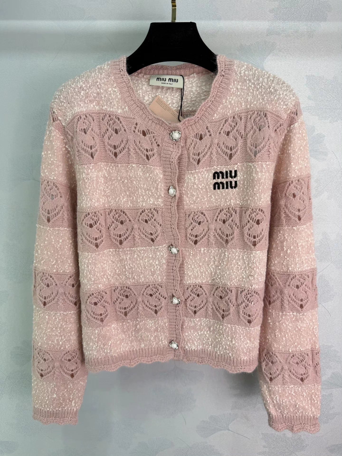 Openwork Knit Cardigan