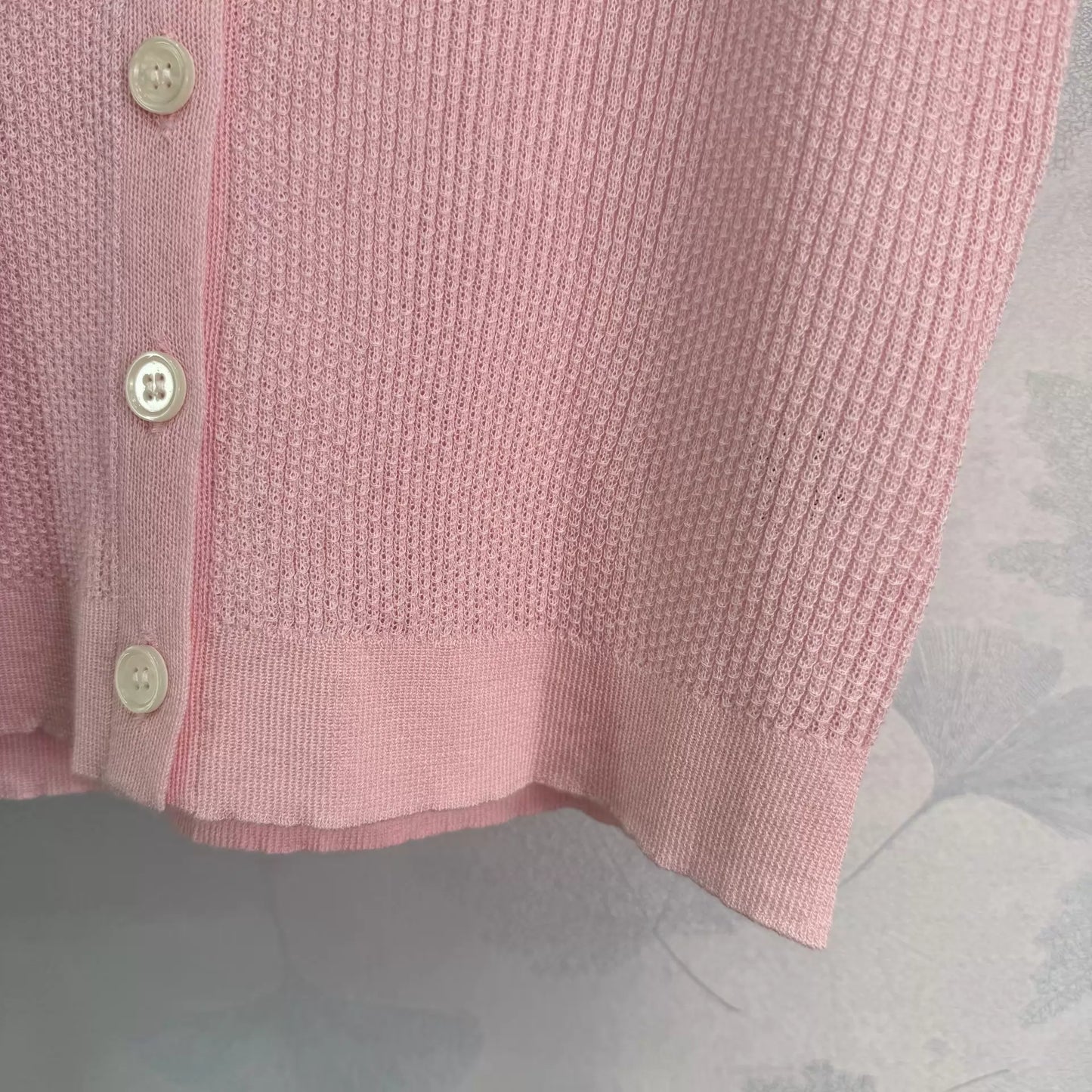 Knitted Short-Sleeve Top