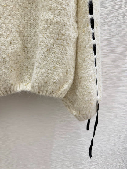 Hollow knit sweater