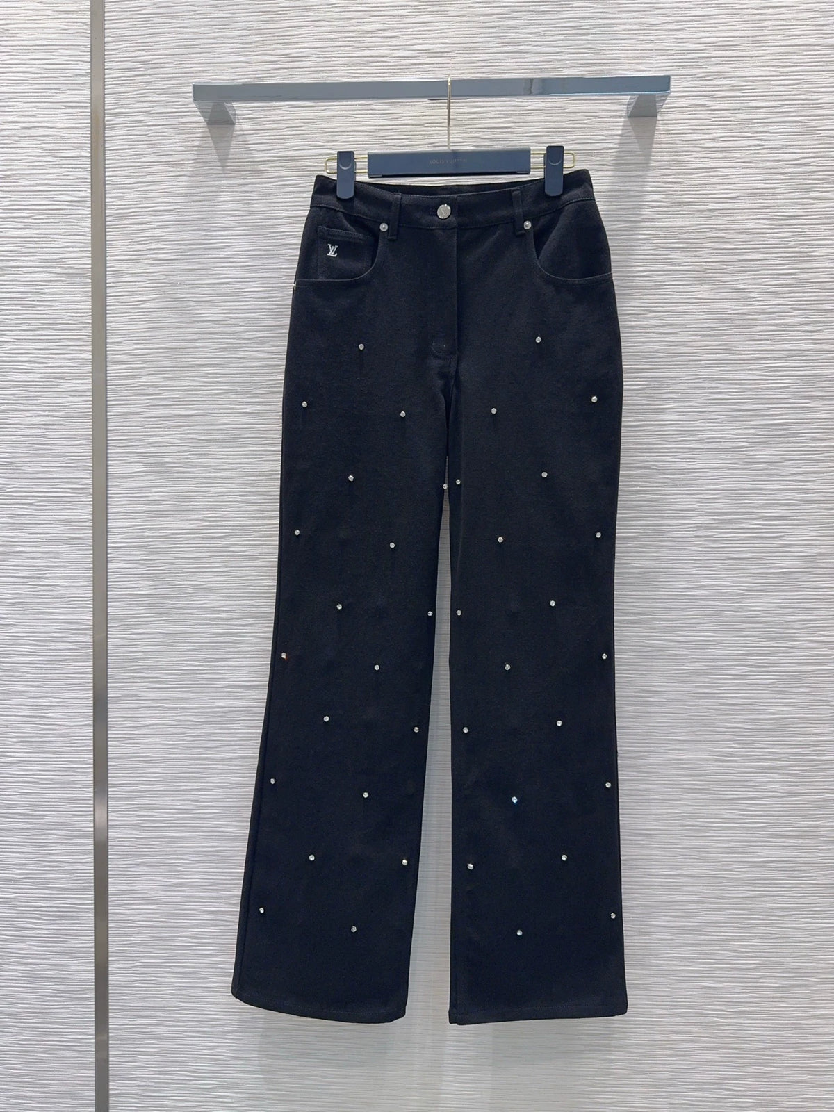 26New Hand-Beaded Denim Jeans